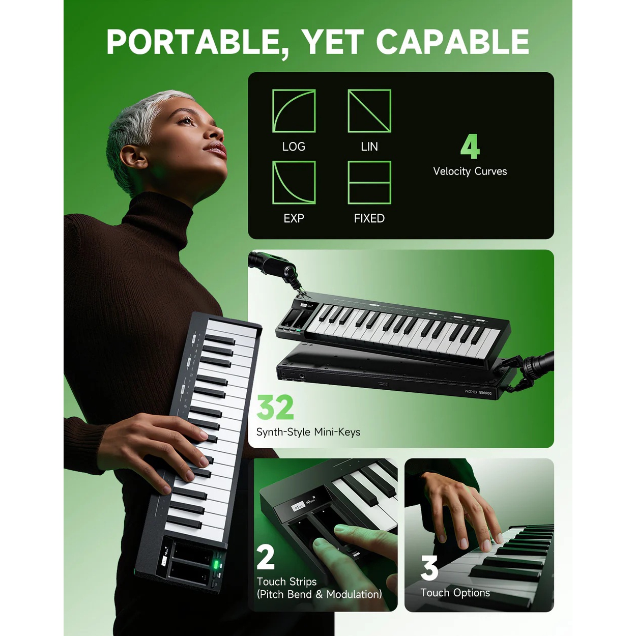 Donner KB-32 MIDI Klavye 7