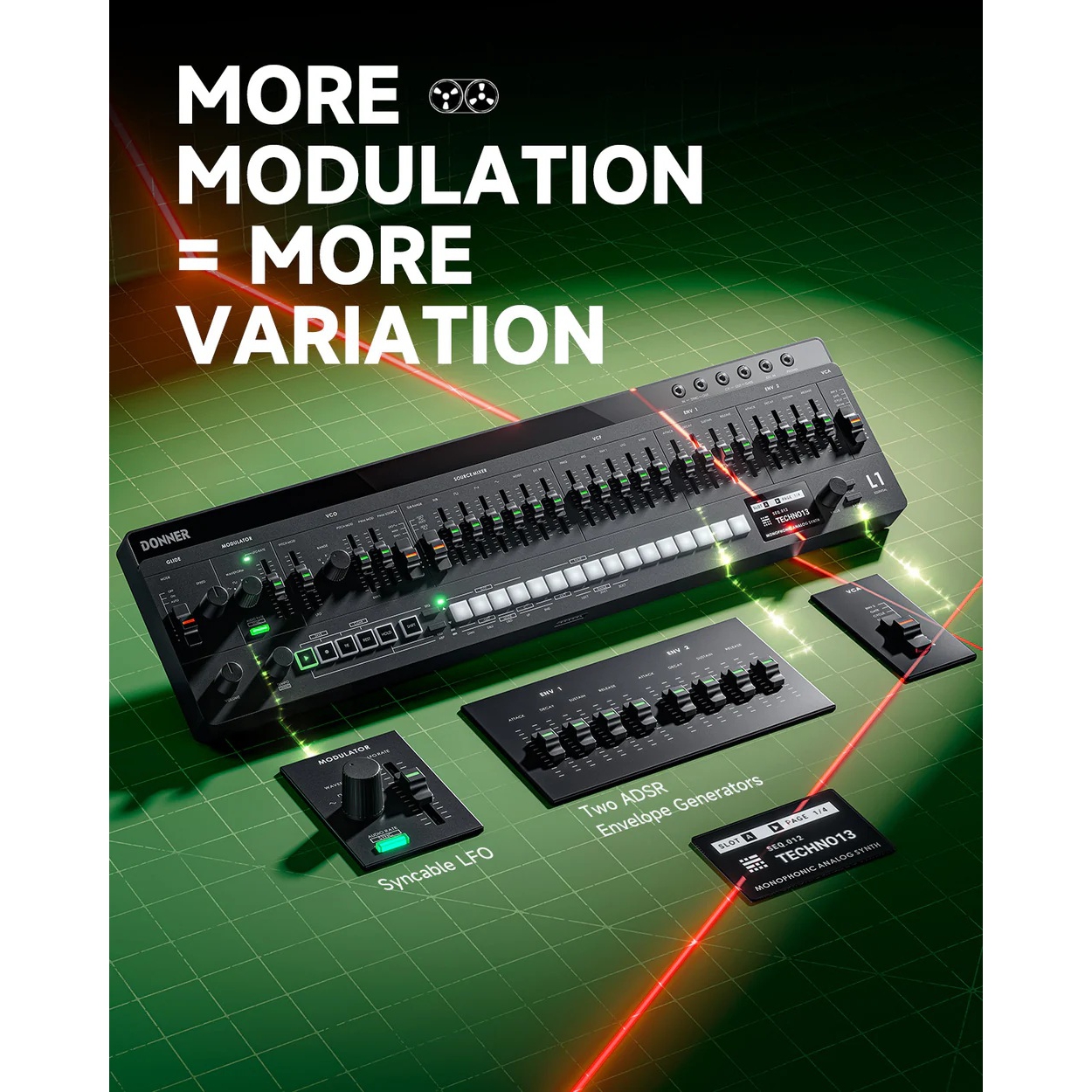 Donner Essential L1 Monofonik Synthesizer 6