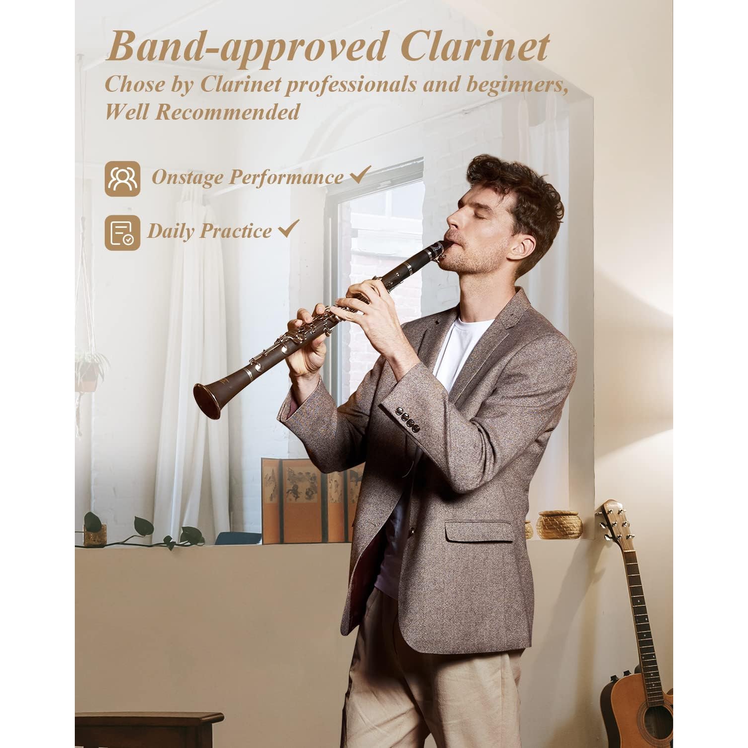 Eastar ECL-400 Black Ebonite Si Bemol Klarnet 5