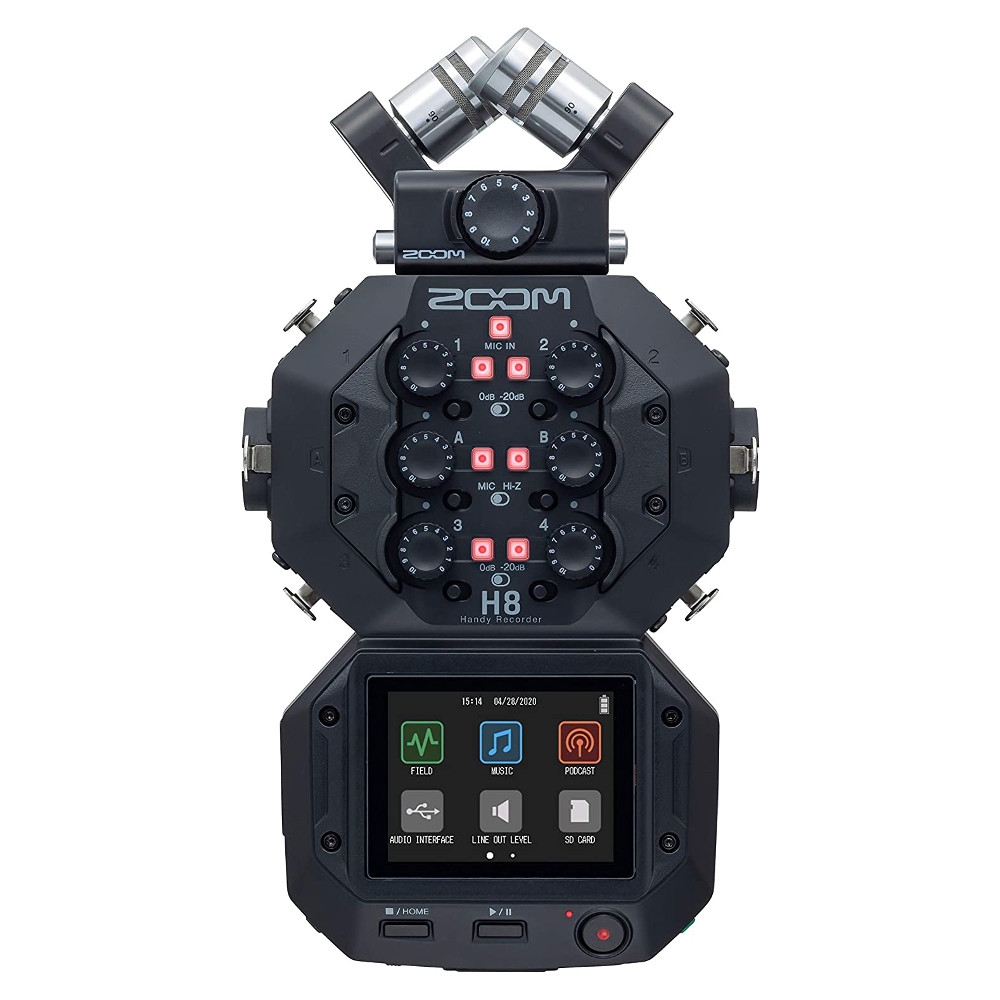 Zoom H8 Ses Kayıt Cihazı (Siyah) 1