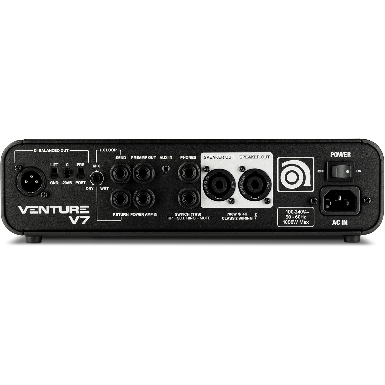 Ampeg Venture V7 700-Watt Bass Head Amfi 3