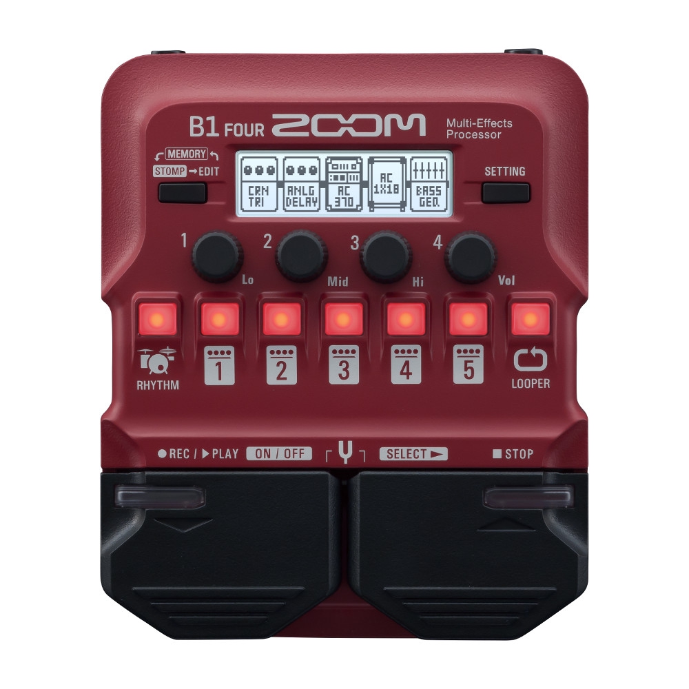 Zoom B1 FOUR Bass Multi-Efekt Prosesörü 1
