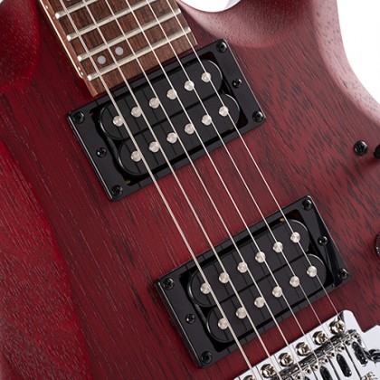 CORT X100 OPBC ELEKTRO GİTAR, OPEN PORE BLACK CHERRY (H-H) 3