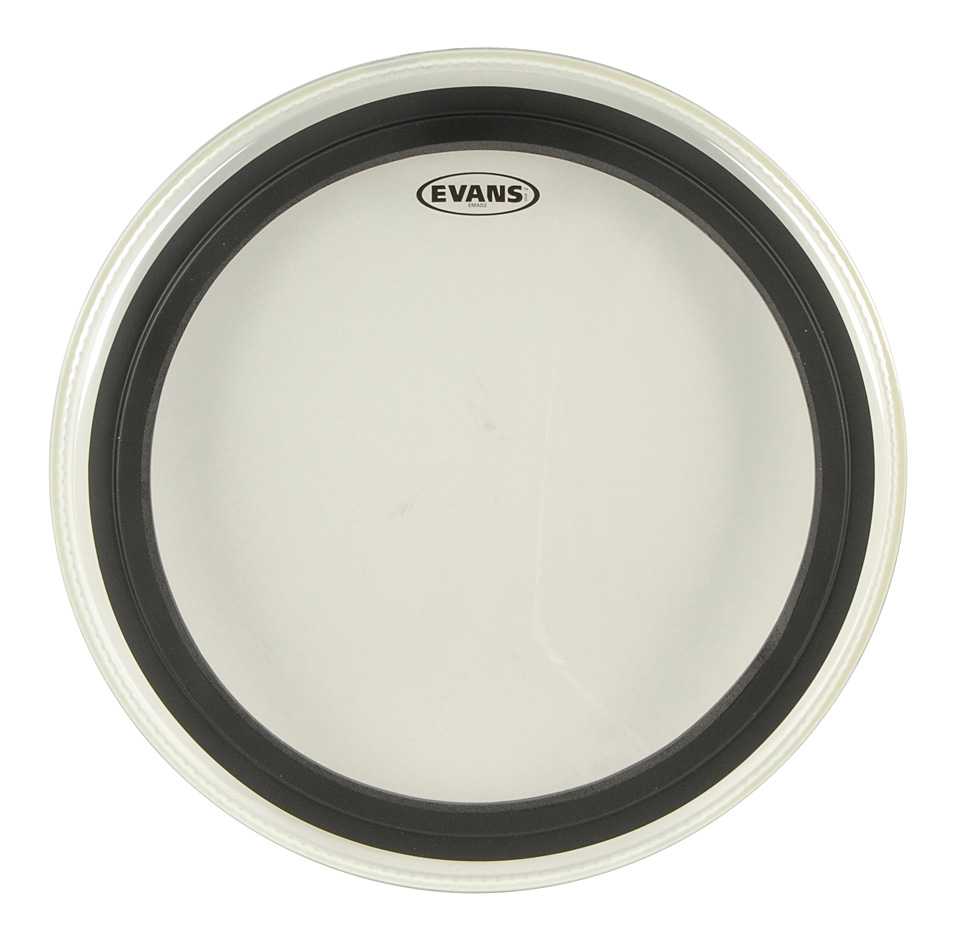 EVANS BD24EMAD2 24" DERİ KİCK CLEAR SÜNGERLİ ÇİFT KAT (17 MİL) 1