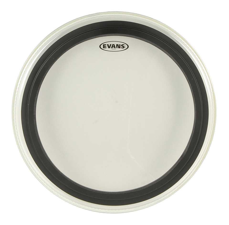 EVANS BD24EMAD2 24" DERİ KİCK CLEAR SÜNGERLİ ÇİFT KAT (17 MİL) 2