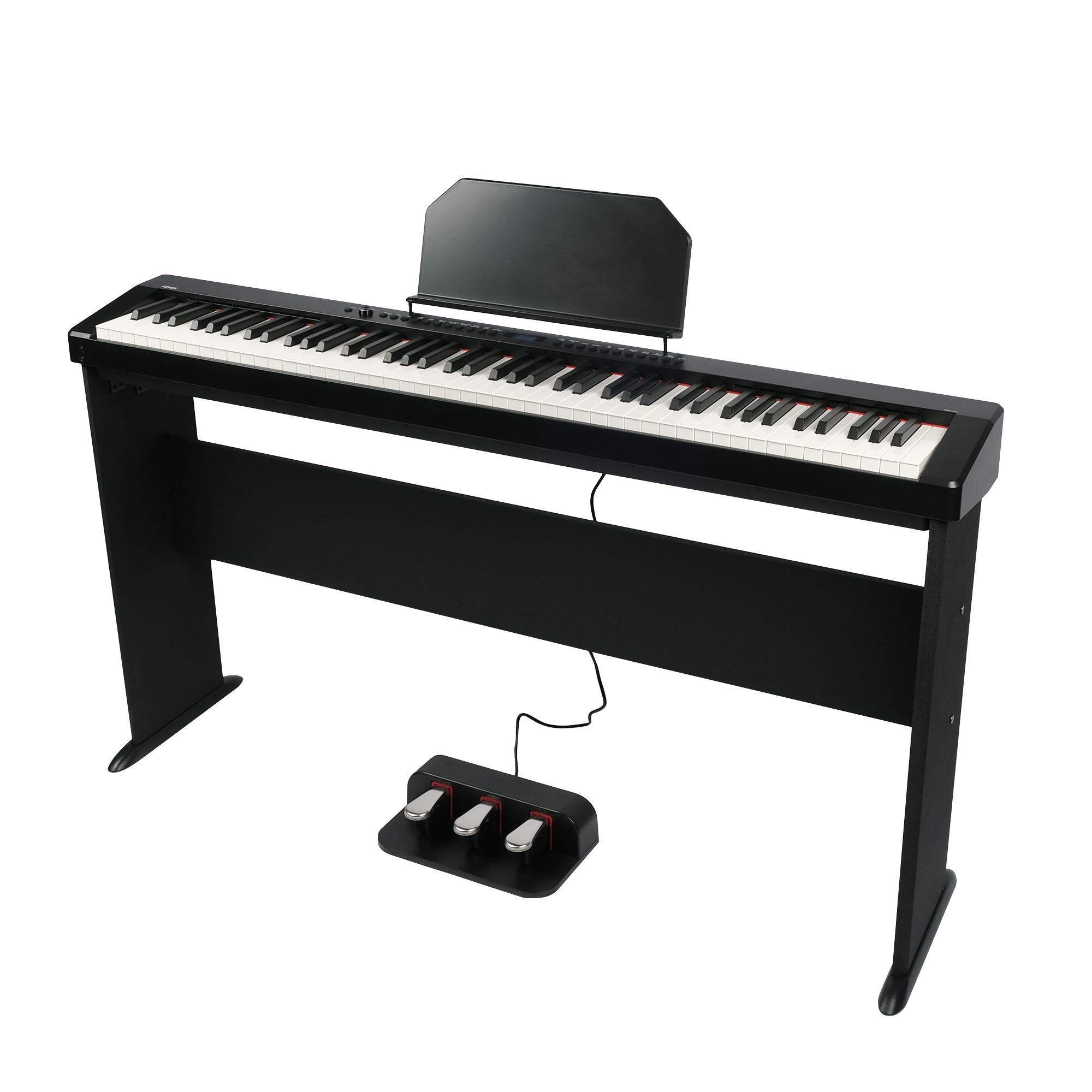 Fenix C-811 Taşınabilir Dijital Piyano Seti (Siyah) 2
