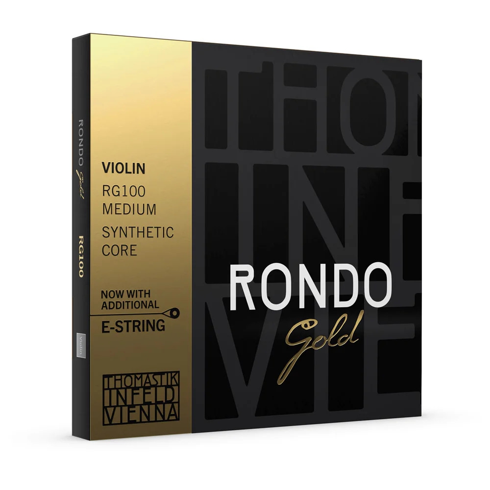 Thomastik RG100 Rondo Gold 4/4 Medium Set Keman Teli 1