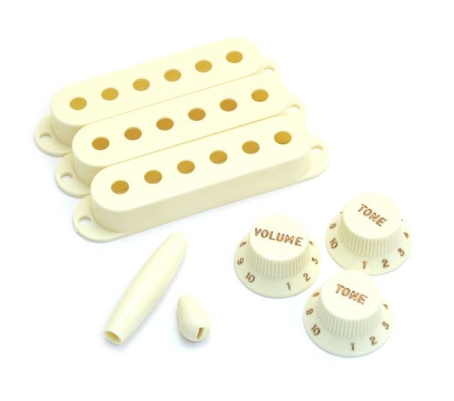 Fender Pure Vintage 60s Stratocaster Vintage White Manyetik Kapağı Aksesuar Kiti 1
