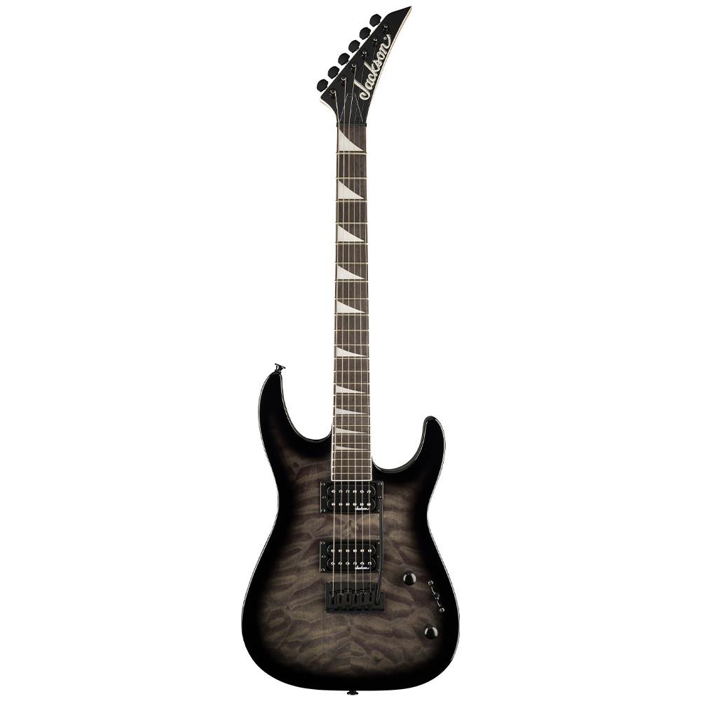 Jackson JS20 Dinky DKQ 2PT Amaranth Klavye Transparent Black Burst Elektro Gitar 1