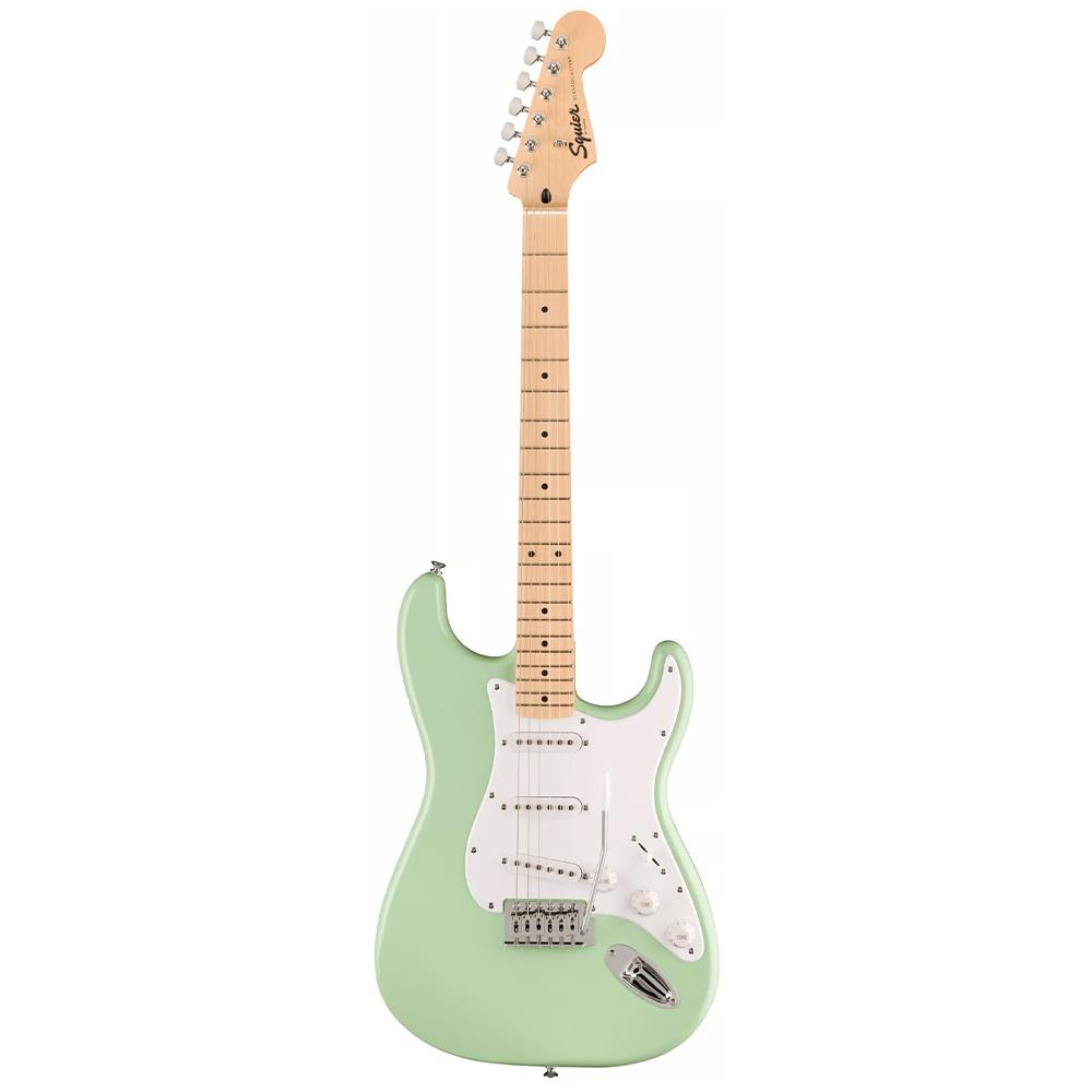 Squier FSR Sonic Stratocaster Akçaağaç Klavye WPG Surf Green Elektro Gitar 1