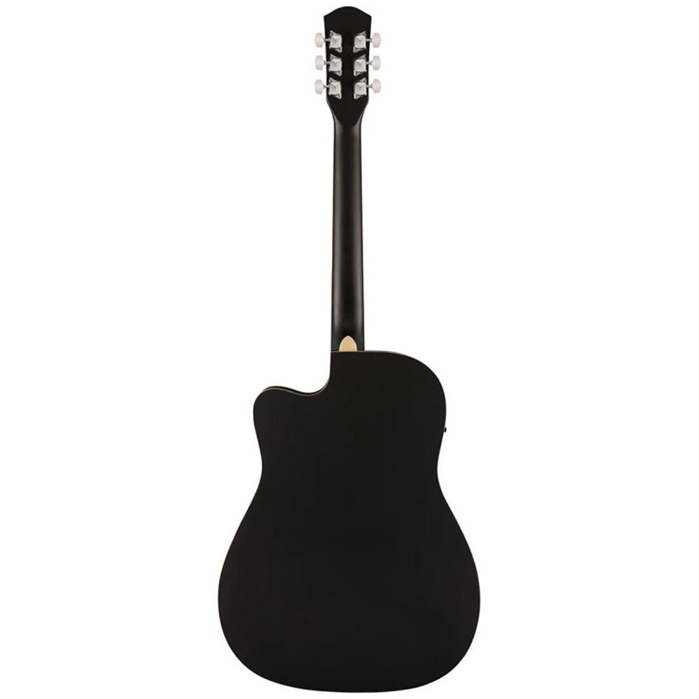Fender FA-25CE Dreadnought Ceviz Klavye Siyah Elektro Akustik Gitar 2