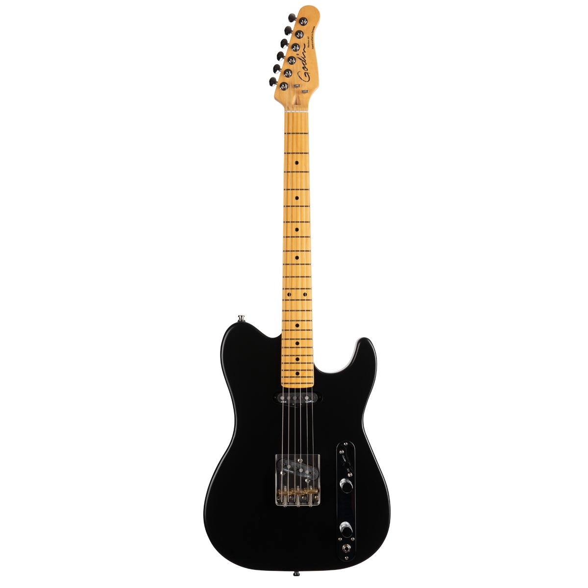 Godin Stadium HT Elektro Gitar (Matte Black) 1