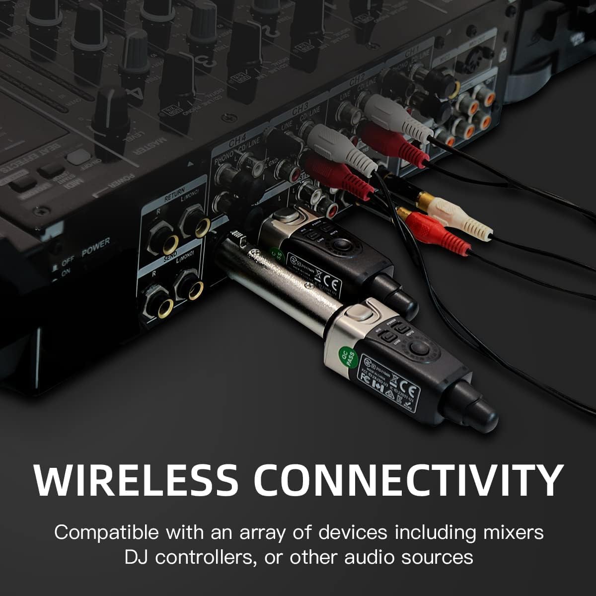 Xvive XV-U3D Stereo Audio Aktarımı için Çift Alıcı ve Vericili Kablosuz Bağlantı Sistemi 6