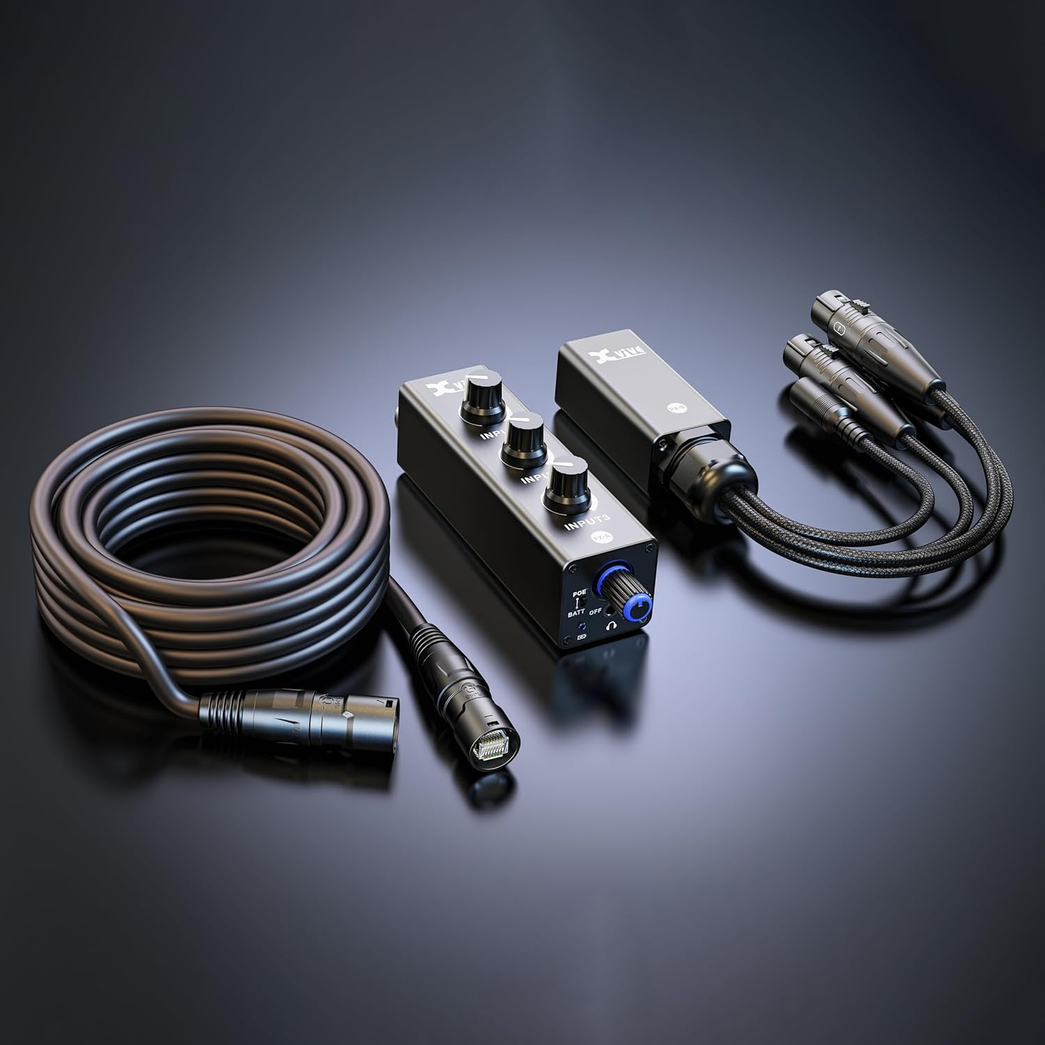 Xvive XV-PX 3 Kanallı Personal Monitör Mikser 6