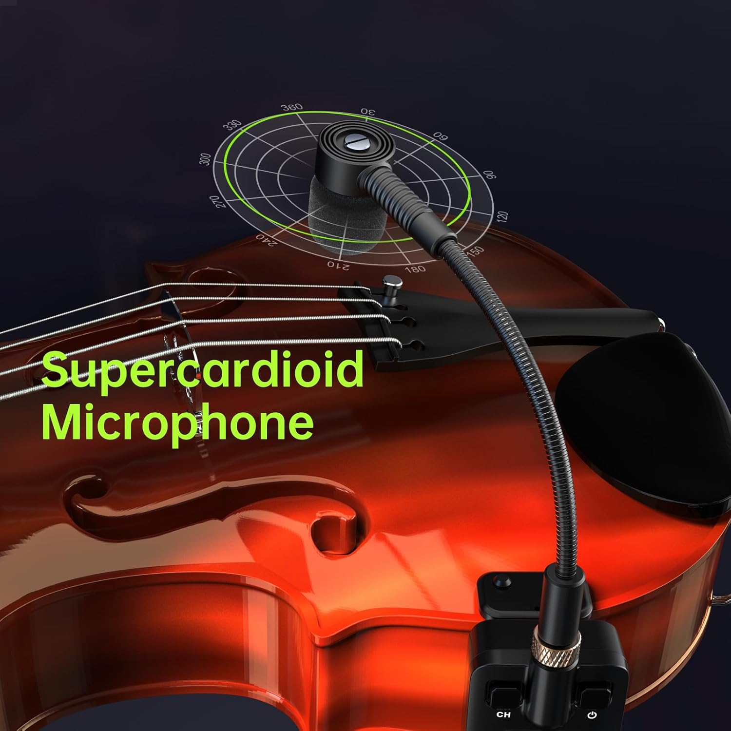Xvive XV-U9 Yaylı Çalgılar için Kablosuz Bağlantı Sistemi 5