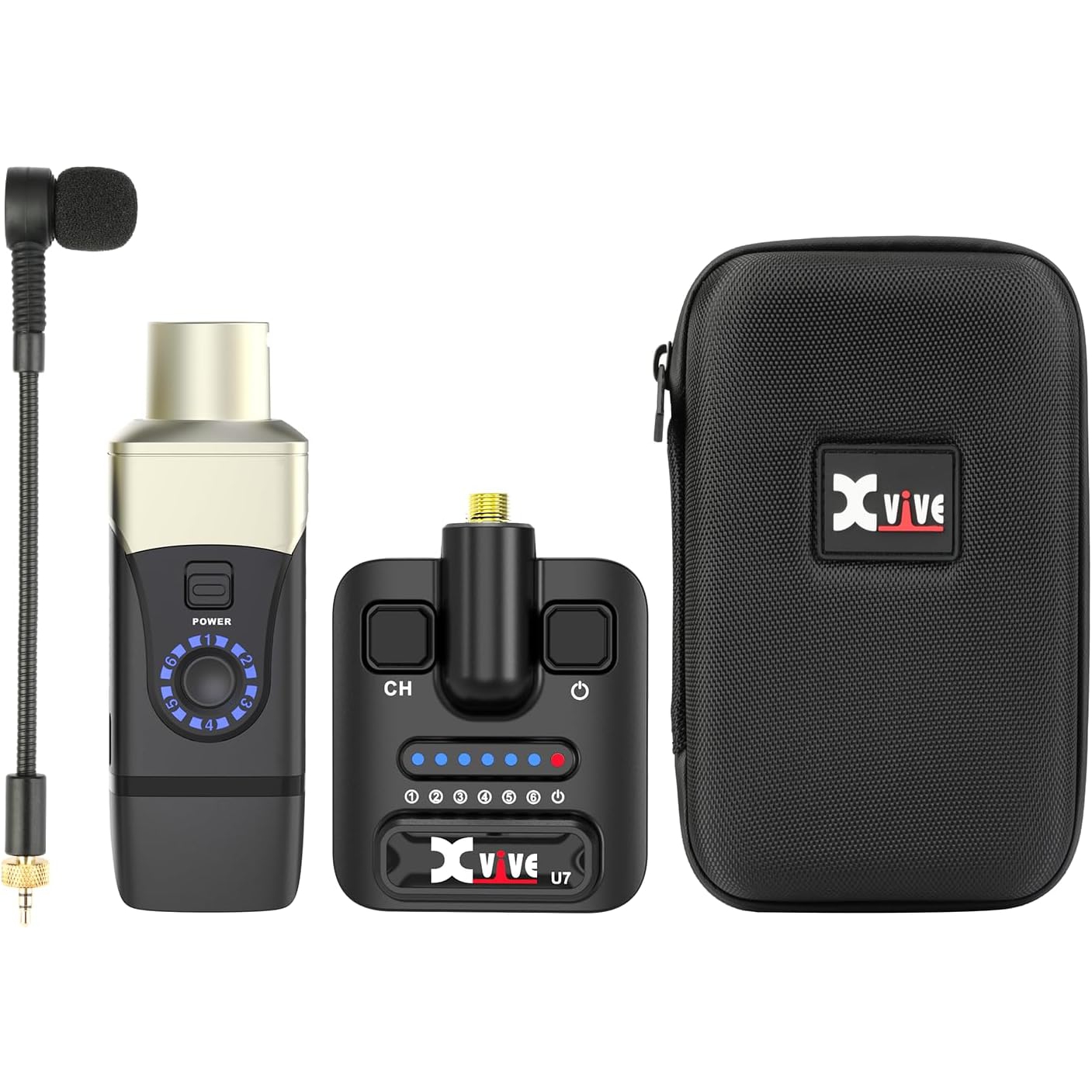 Xvive XV-U7 Saksofon ve Trompet için Kablosuz Mikrofon Sistemi 1