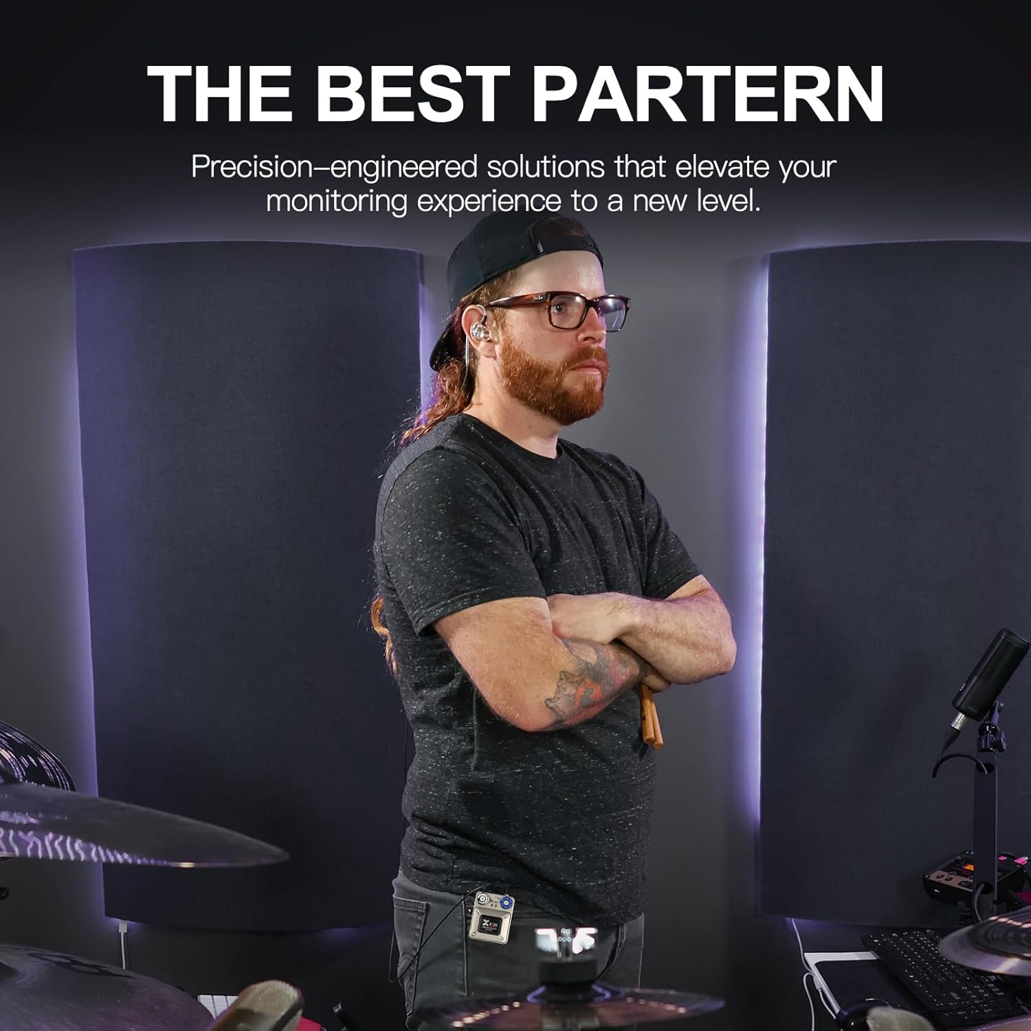 Xvive XV-U45T9 Kablosuz In-Ear Monitör Sistemi + Monitör Kulaklık içerikli Set 2