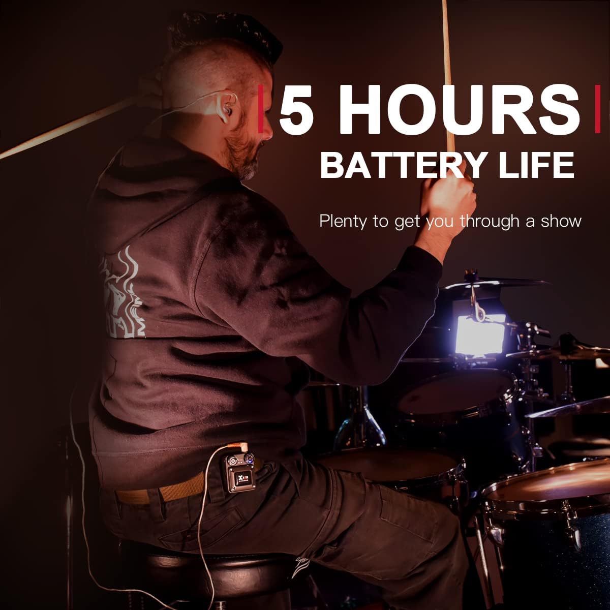 Xvive XV-U4R2 1 Verici + 2 Alıcılı Kablosuz In-ear Monitör Sistemi 4