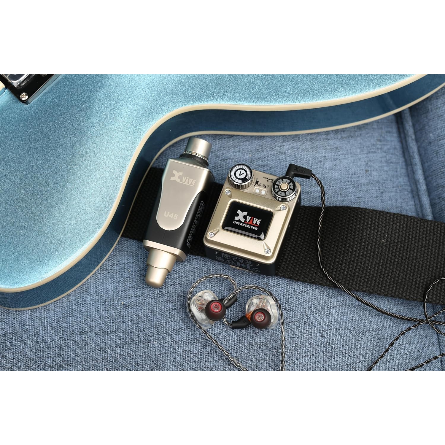 Xvive XV-U45R2 2 Alıcı + 1 Vericili Kablosuz In-Ear Monitör Sistemi 2