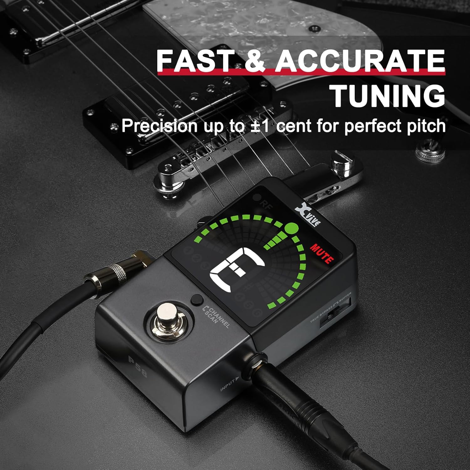 Xvive XV-P58R 5.8Ghz Akort Aletli Receiver Pedal - Siyah 6