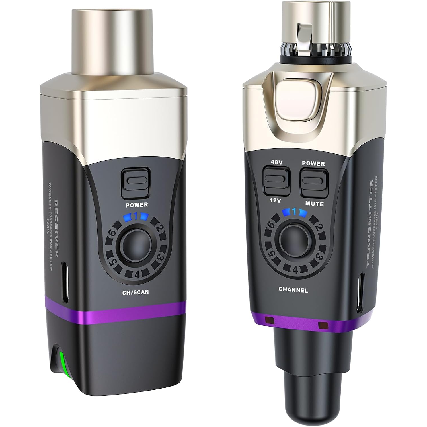 Xvive XV-U35C Kondenser Mikrofonlar için 5.8Ghz Kablosuz Bağlantı Sistemi 1