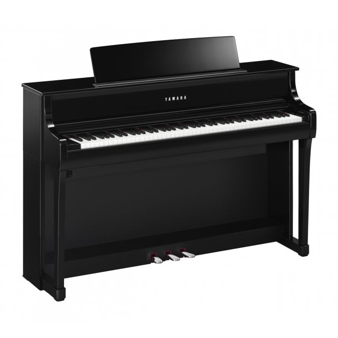 Yamaha Clavinova CLP875PE Dijital Piyano (Parlak Siyah) 1