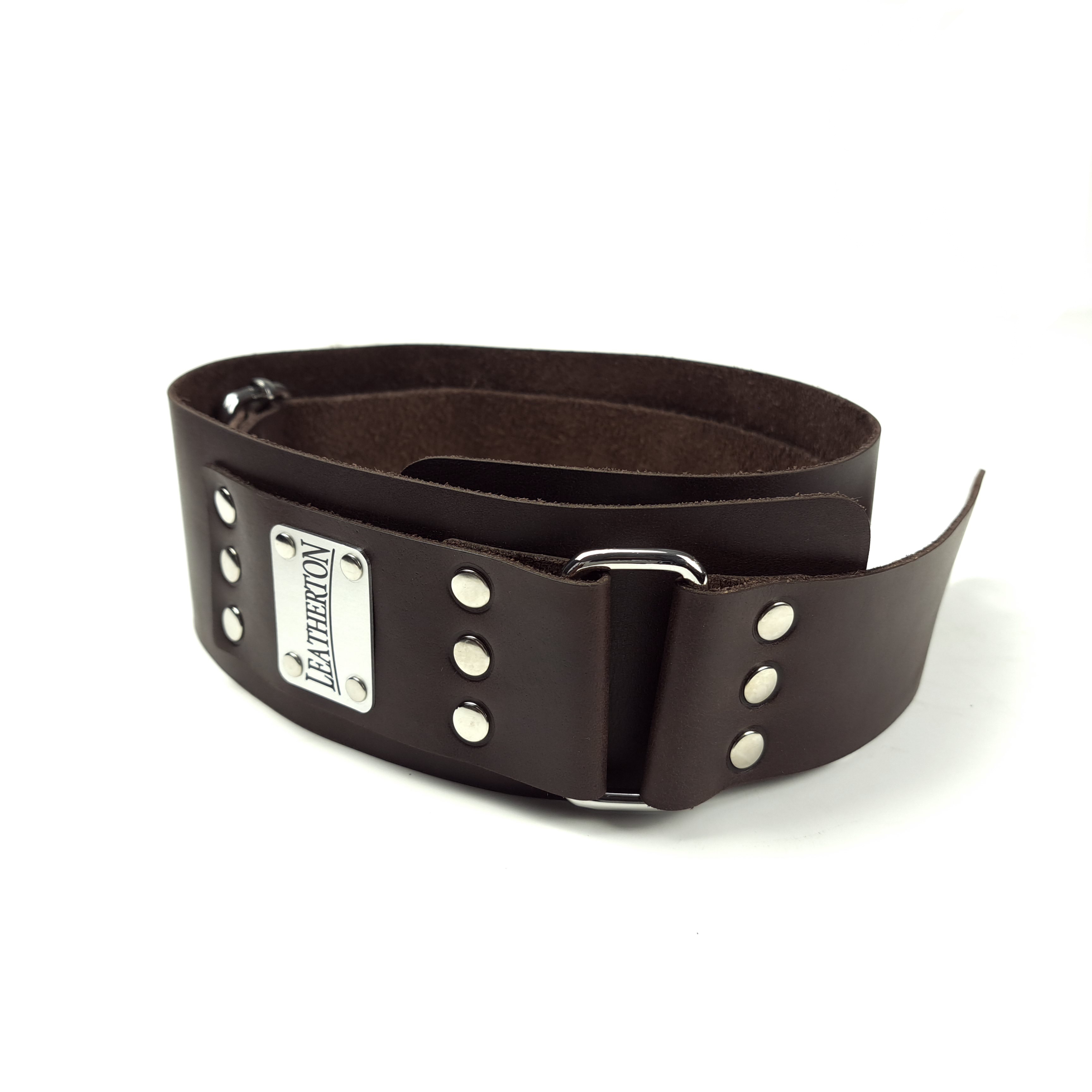 Leatherton LT Loader Hakiki Deri Gitar Askısı (Kahverengi) 3