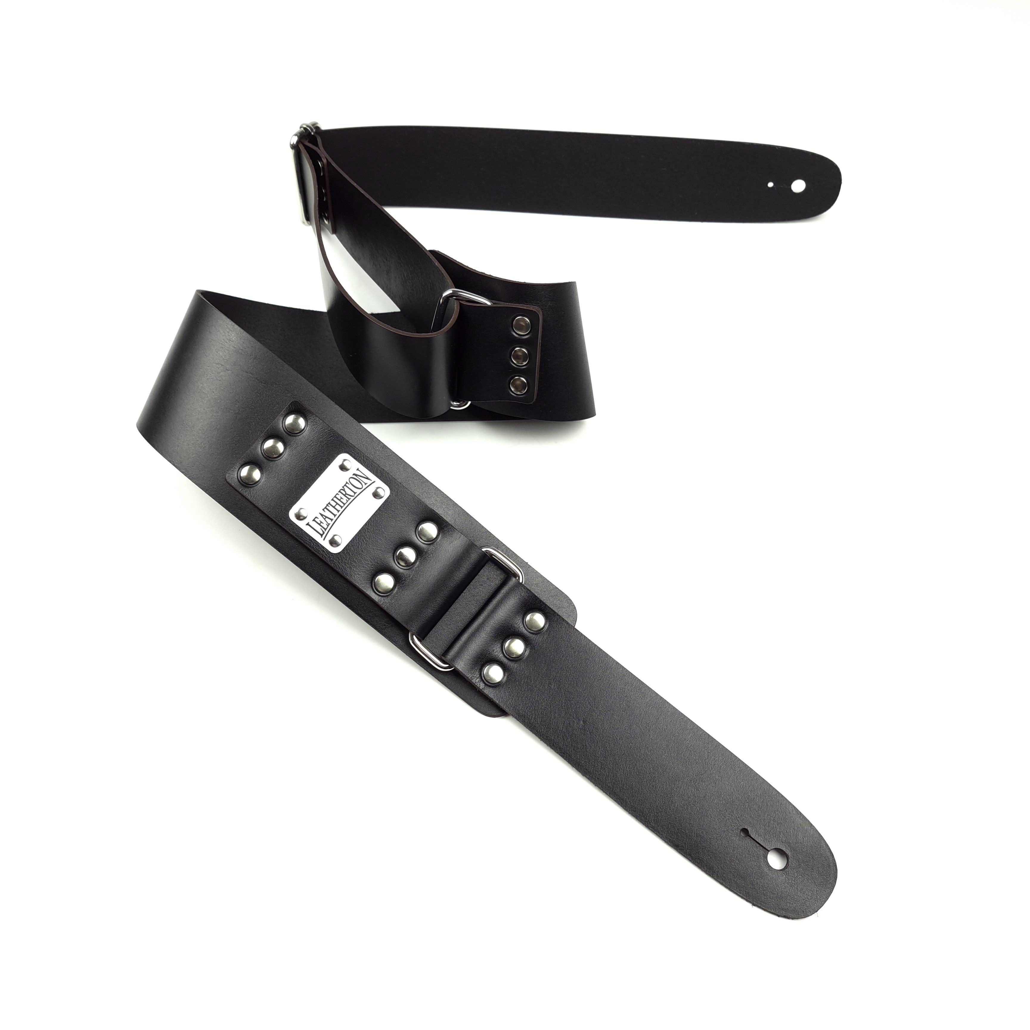 Leatherton LT Loader Hakiki Deri Gitar Askısı (Siyah) 1