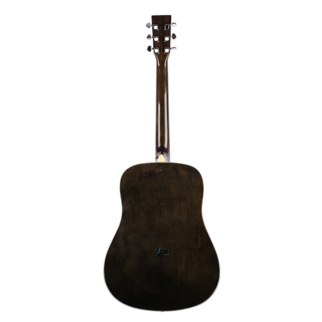 [Outlet] SX SD204GTBK Dreadnought Akustik Gitar (Parlak Natural)(ol 24-24116) 2