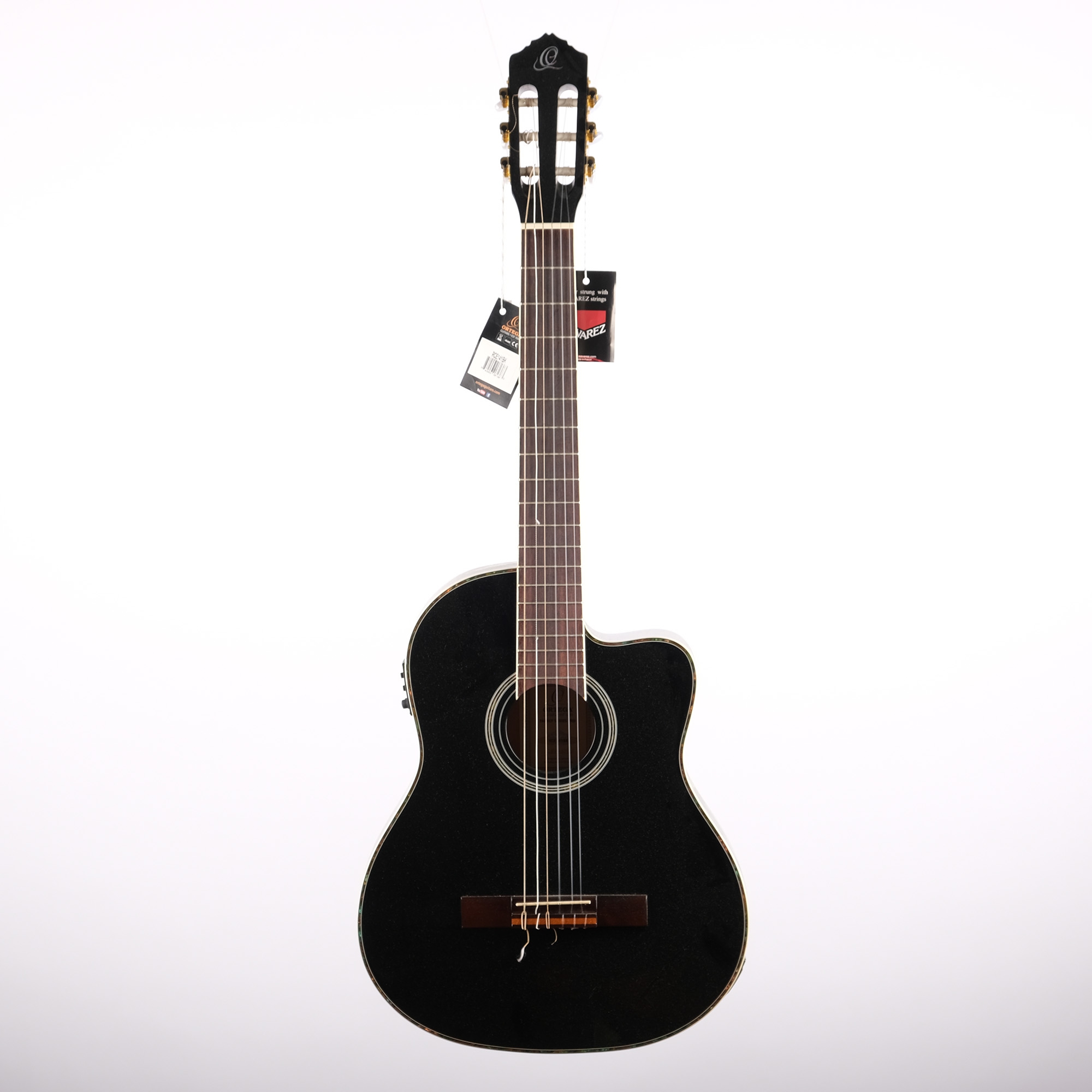 [Outlet] Ortega RCE141BK Elektro Klasik Gitar (Siyah) (OL 24-24027) 1
