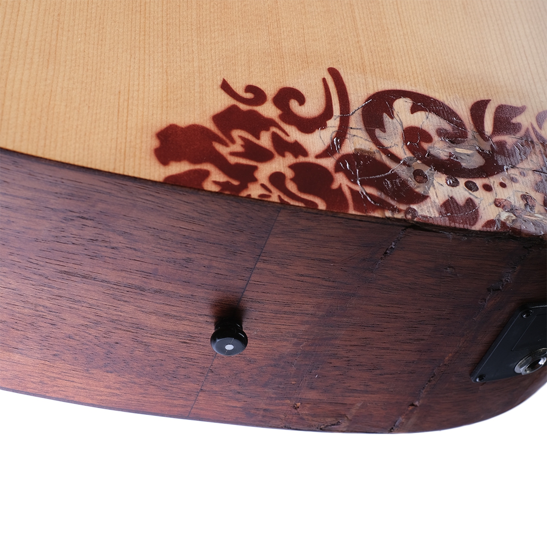 [Outlet] Ditson DC-10E Elektro Akustik Gitar (Natural) (Ol 23-23297) 4