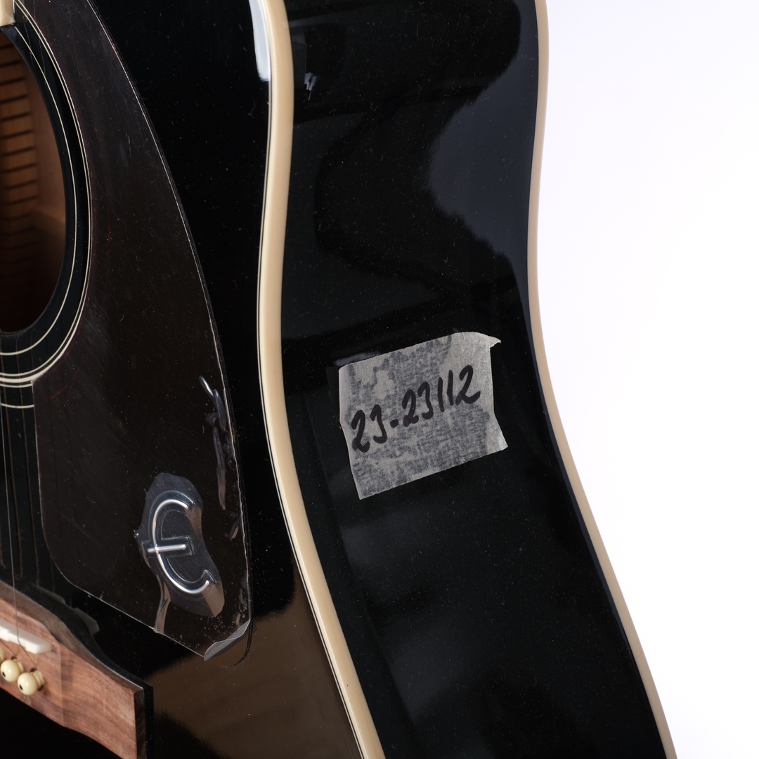 [Outlet] Epiphone J-45EC Studio - Solid Top Fishman Presys-II Elektro Akustik Gitar (Ebony) (OL 23-23112) 4