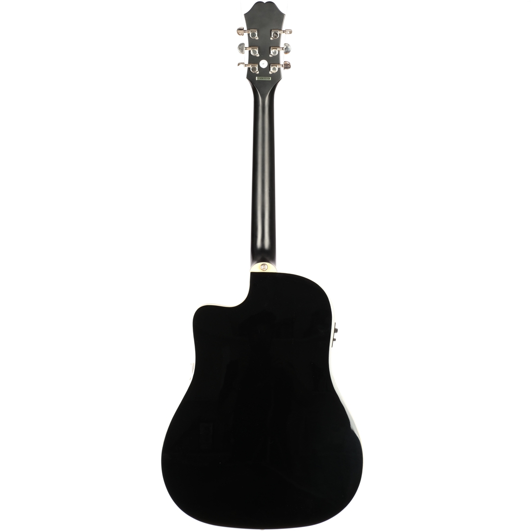 [Outlet] Epiphone J-45EC Studio - Solid Top Fishman Presys-II Elektro Akustik Gitar (Ebony) (OL 23-23112) 5