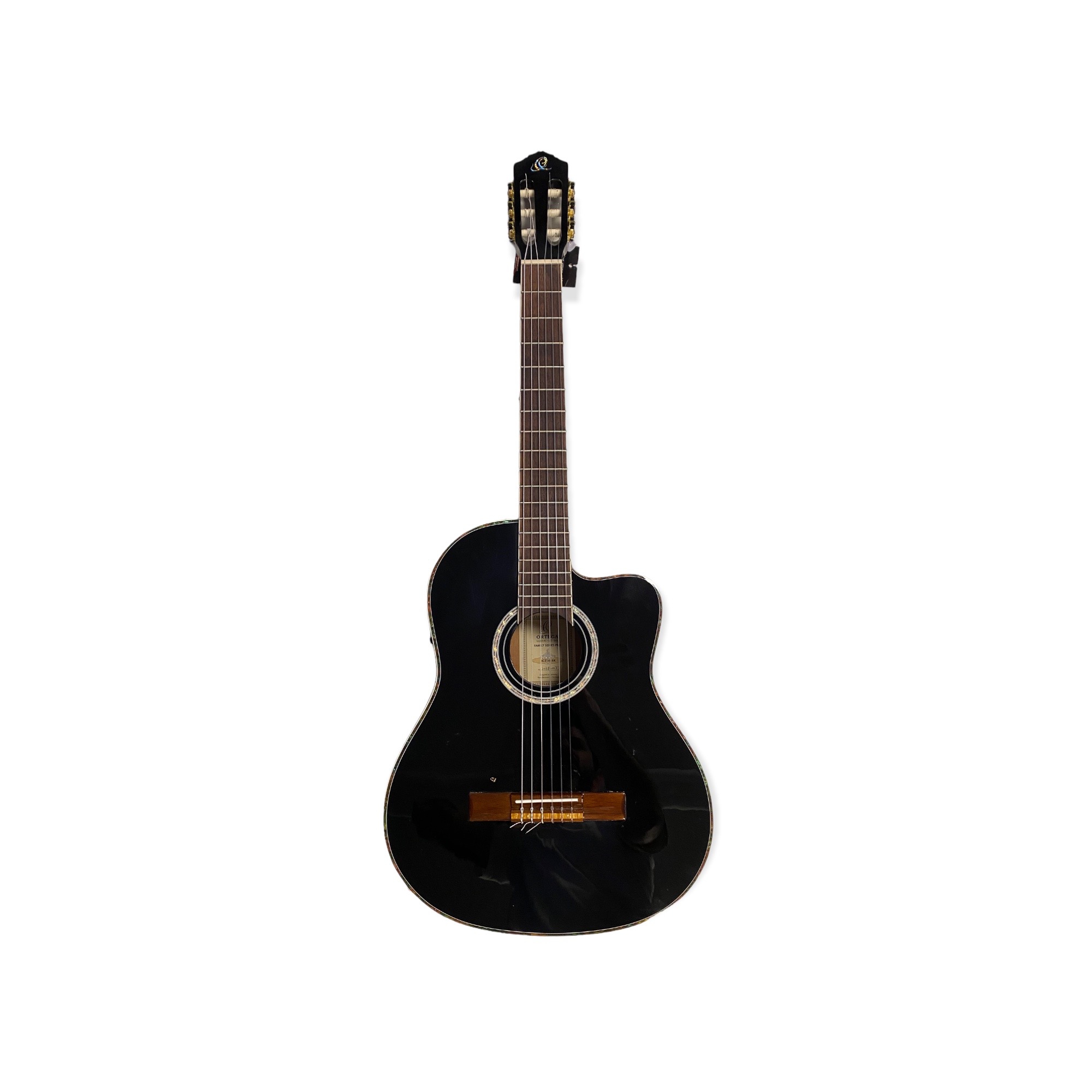 [Outlet] Ortega RCE141BK Elektro Klasik Gitar (Siyah) (22-414) 1