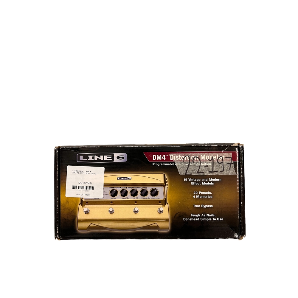 [Outlet] Line 6 DM4 Distortion Efekt Pedalı (OL-22-197) 1