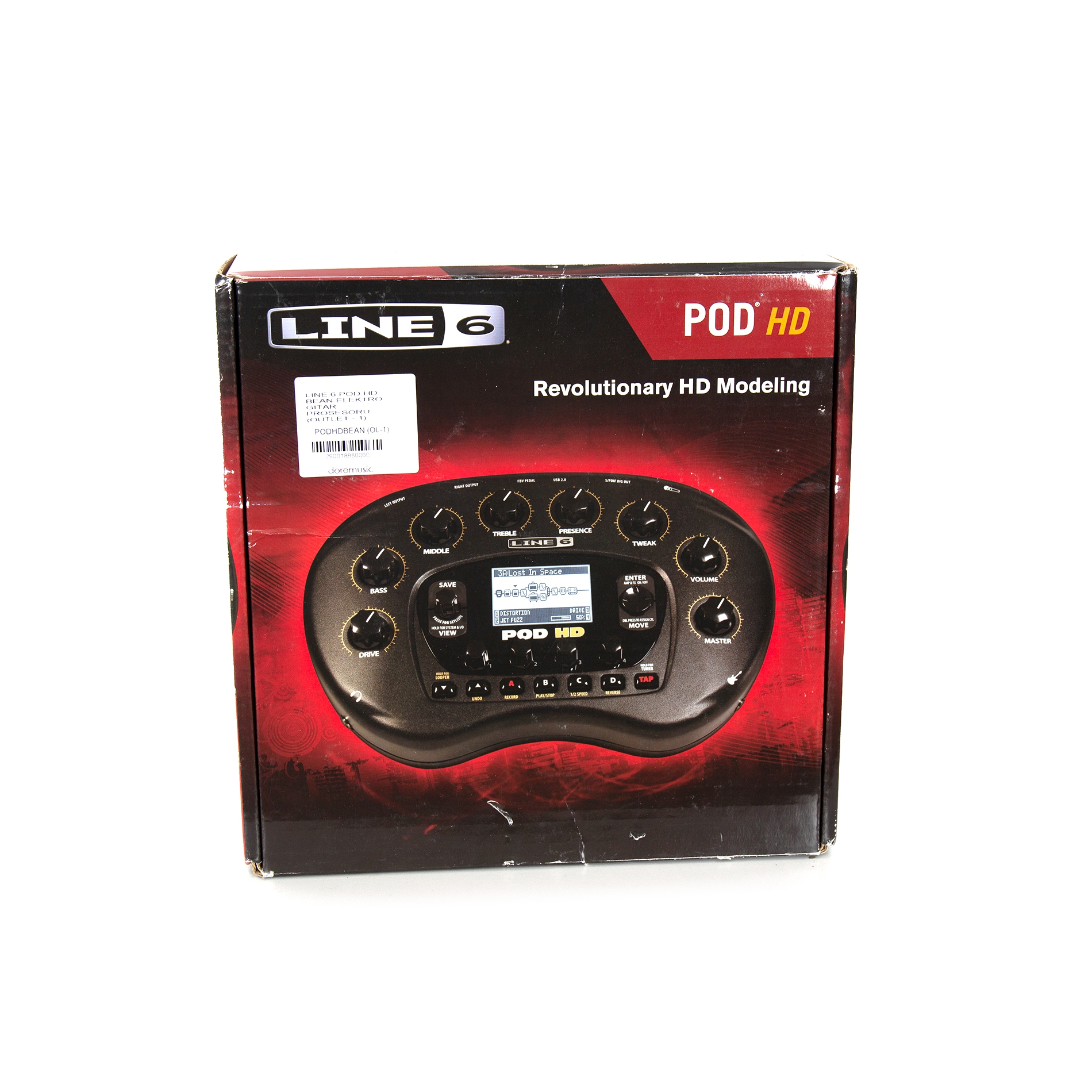 [Outlet] Line 6 Pod HD Bean Elektro Gitar Prosesörü 4