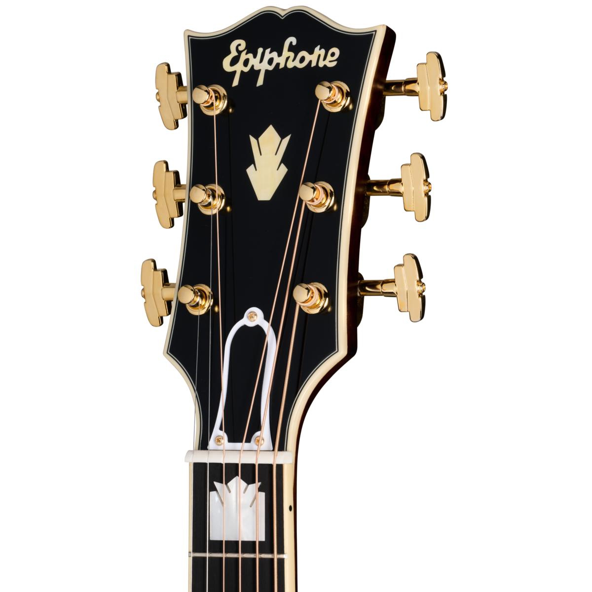Epiphone Pre-war SJ-200 Rosewood Reissue Solak Elektro Akustik Gitar (Vintage Sunburst) 4