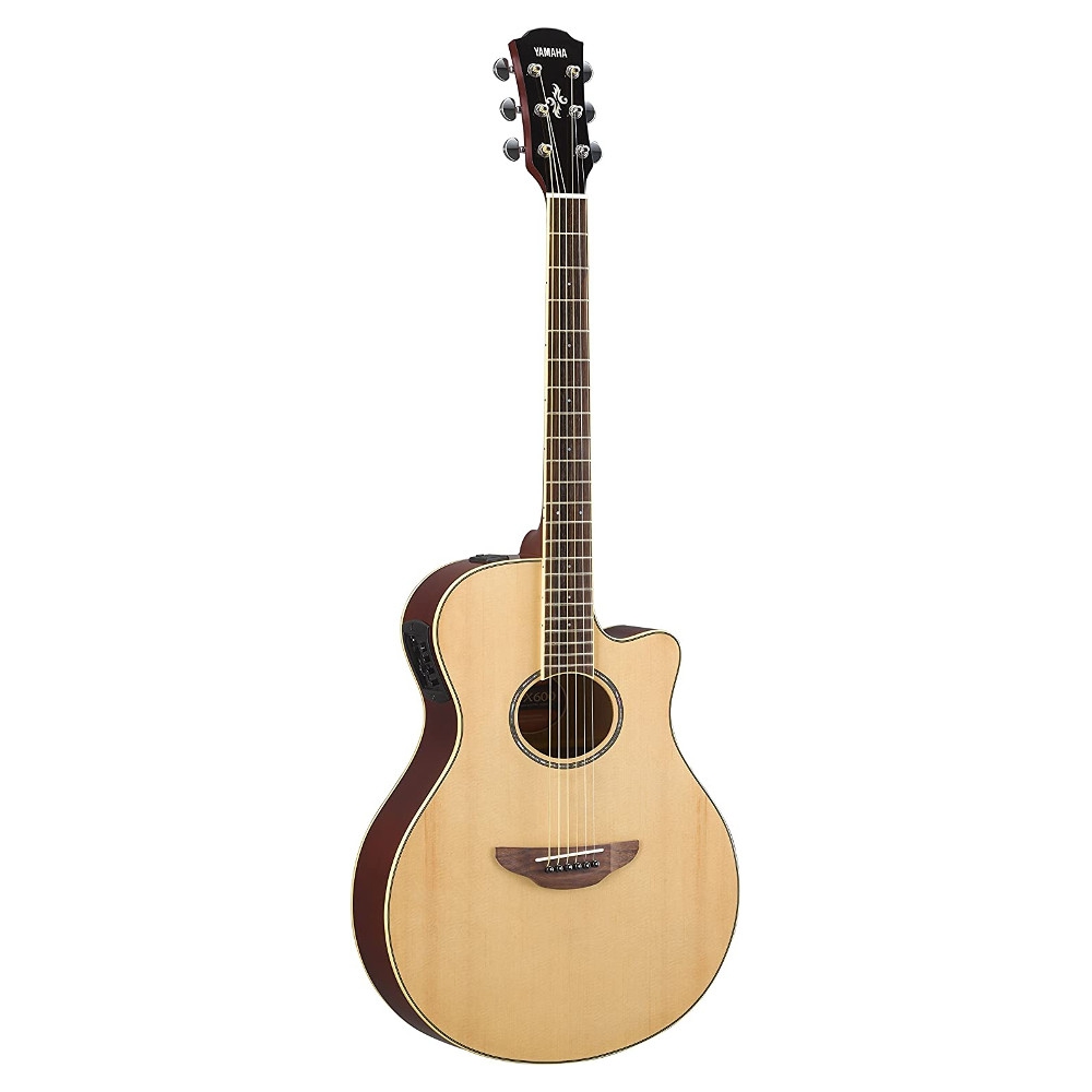 Yamaha APX600 Thin-Line Cutaway Elektro Akustik Gitar (Naturel) 2