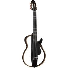 Yamaha SLG200NTBL Silent Klasik Gitar (Trans Black) 1