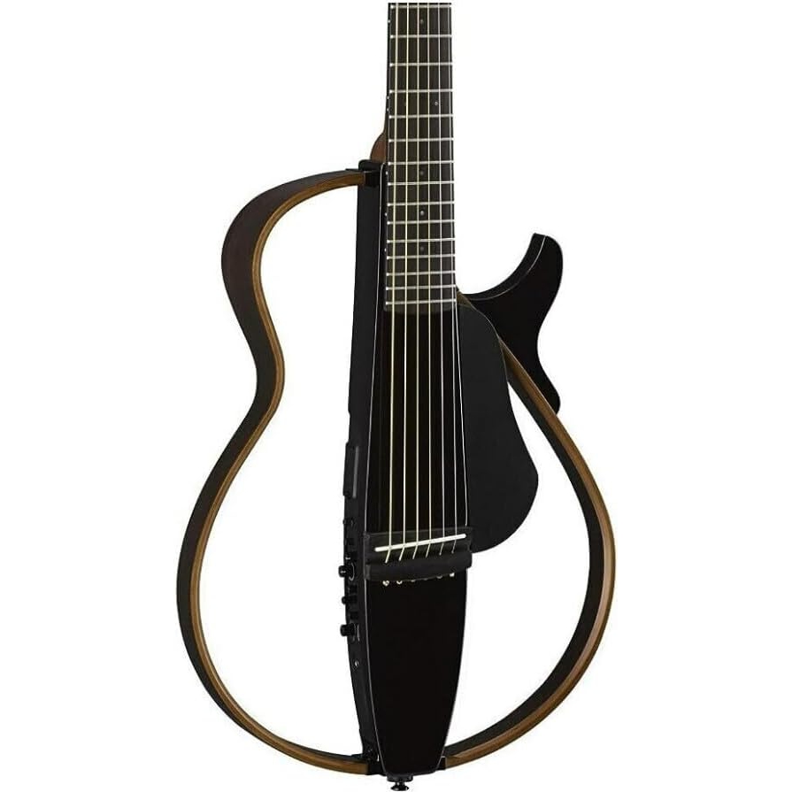 Yamaha SLG200S Silent Akustik Gitar (Trans Black) 2