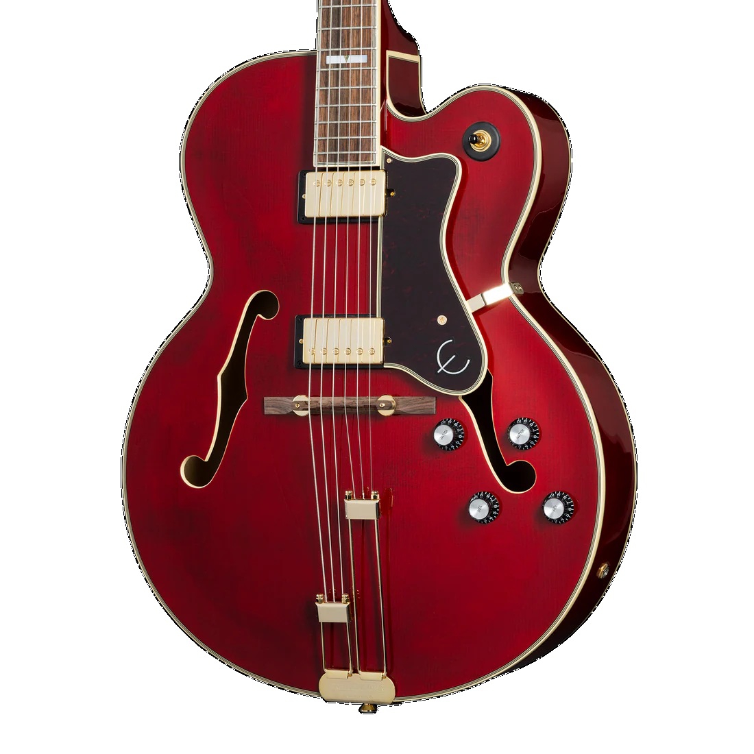 Epiphone Broadway Hollow Body Elektro Gitar (Wine Red) 3