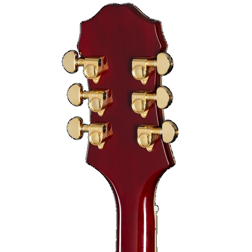 Epiphone Broadway Hollow Body Elektro Gitar (Wine Red) 6
