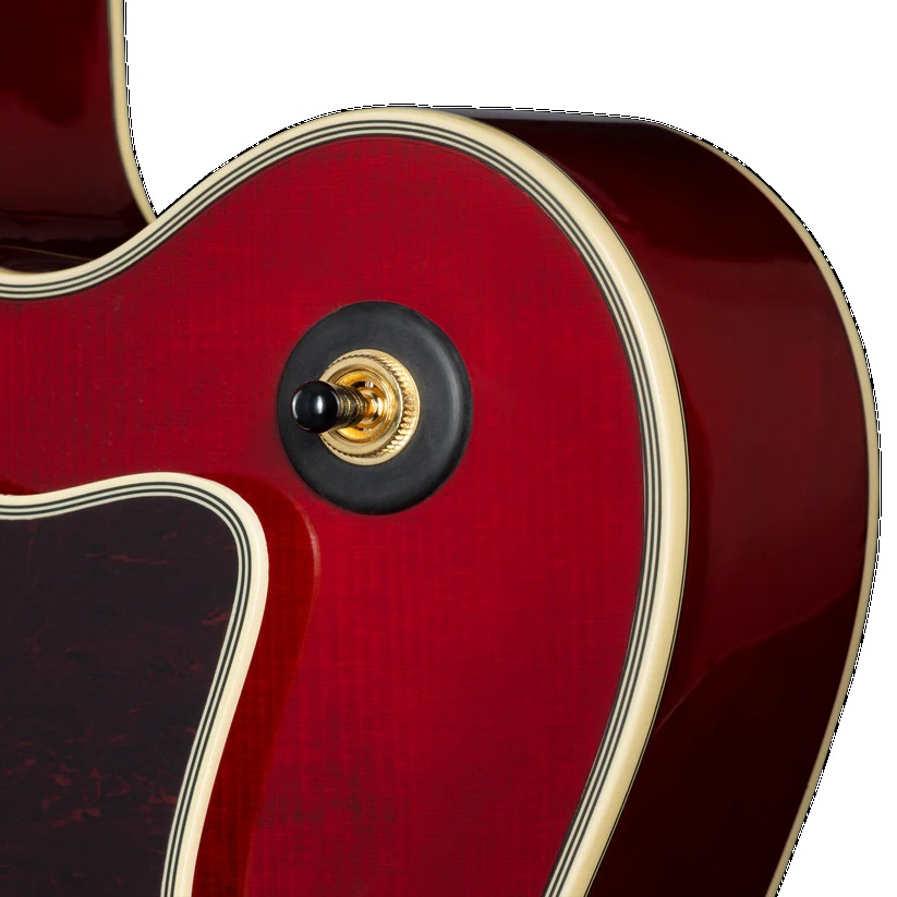 Epiphone Broadway Hollow Body Elektro Gitar (Wine Red) 7