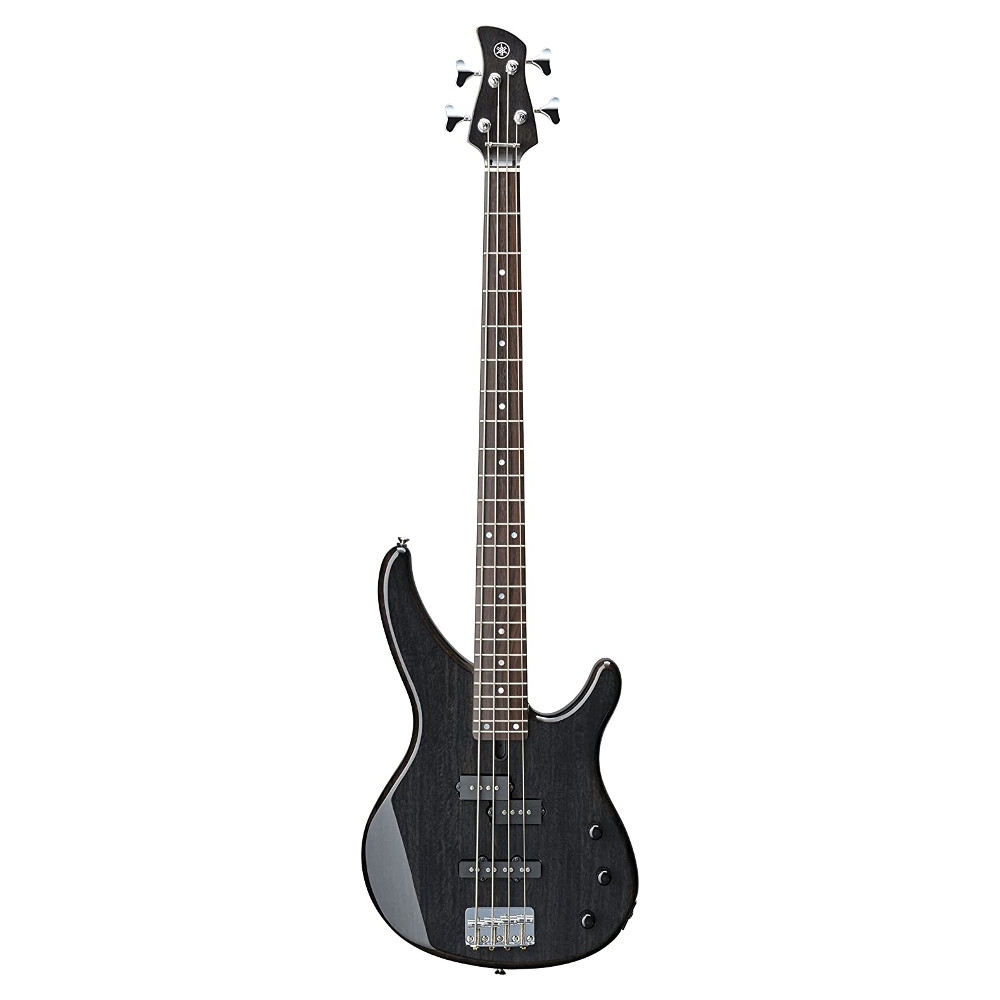 Yamaha TRBX174EW Exotic Wood 4 Telli bas Gitar (Trans Black) 1