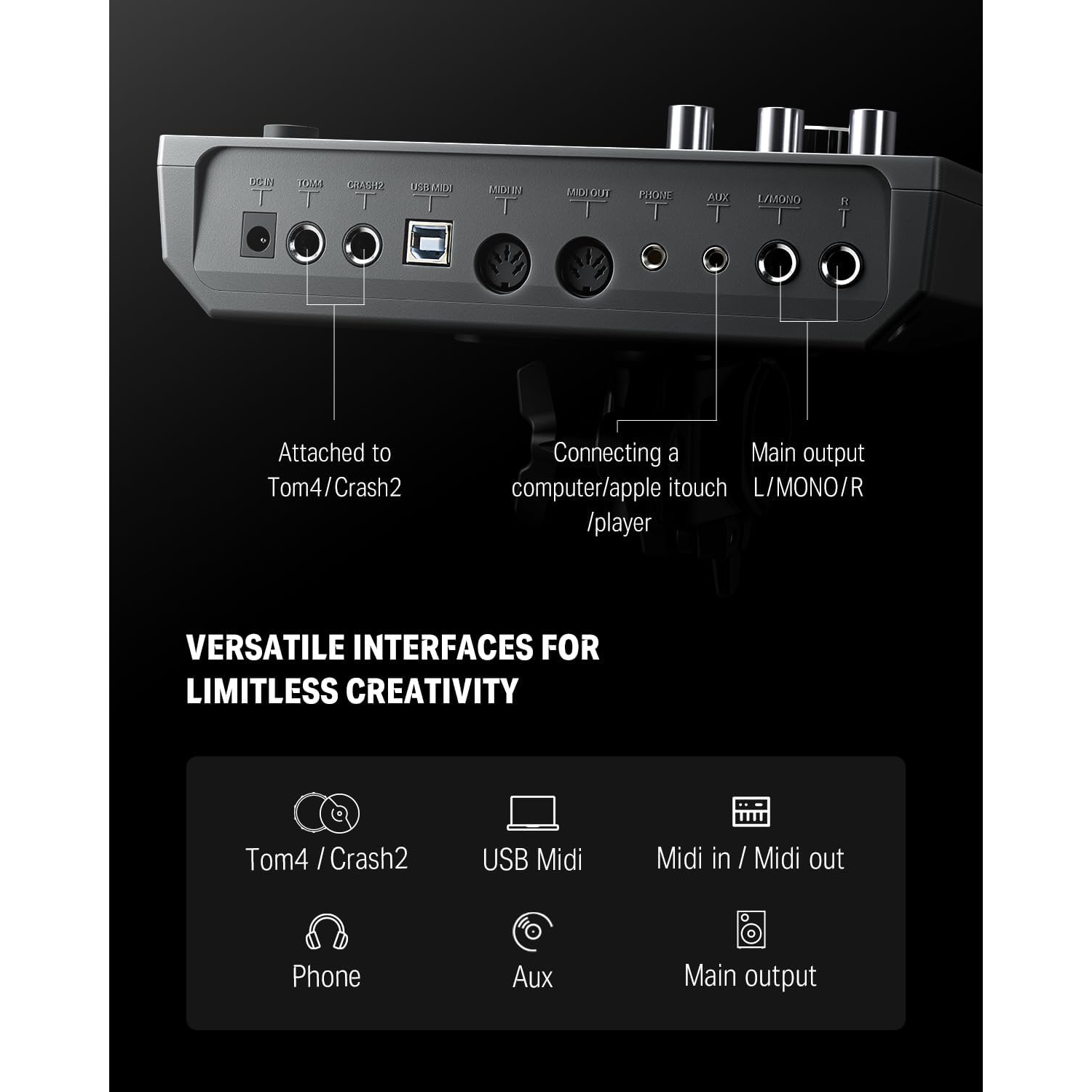 Donner DED-500 Elektro Davul 5