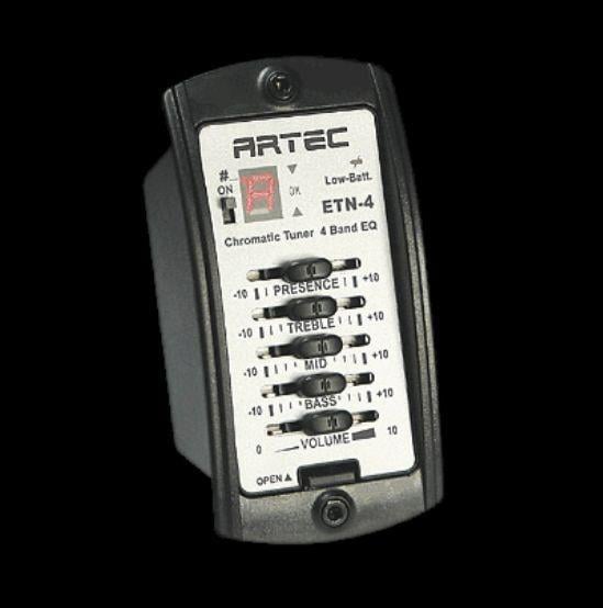 4 BAND EQUALİZER-TUNER-EPC-KUTUSUZ GİTAR İÇİN 2