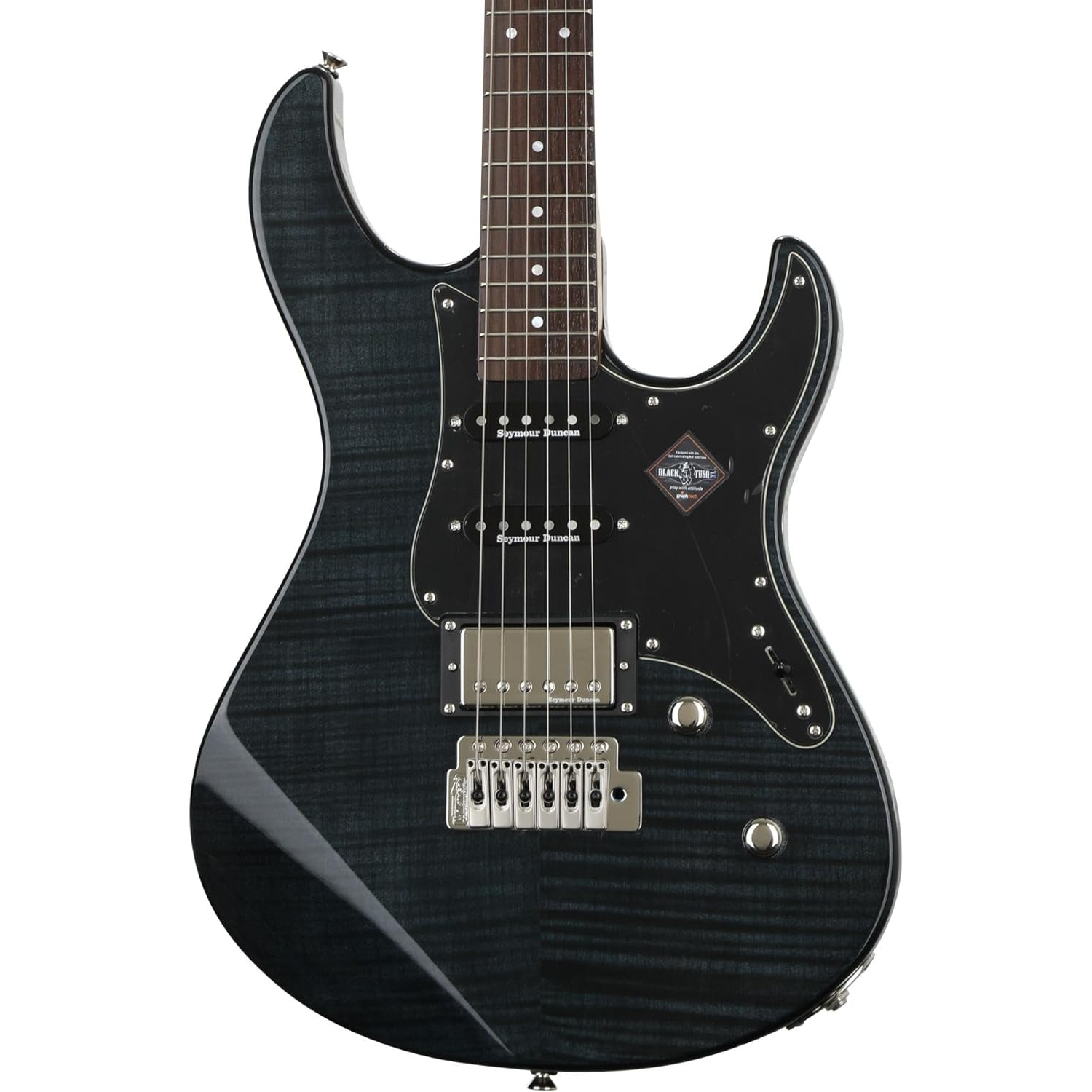 Yamaha PAC612VIIFM Pacifica Elektro Gitar (Translucent Black) 2