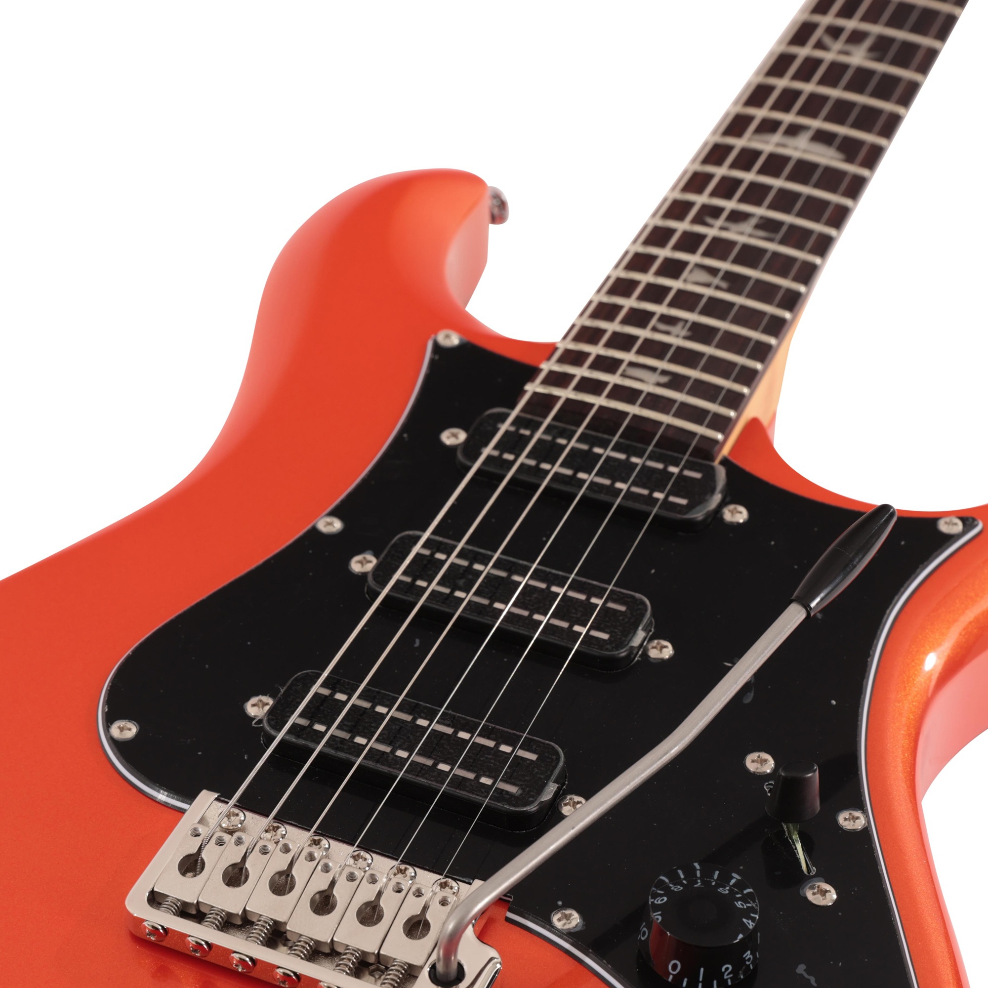 PRS SE NF3 Gülağacı Elektro Gitar (Metallic Orange) 5