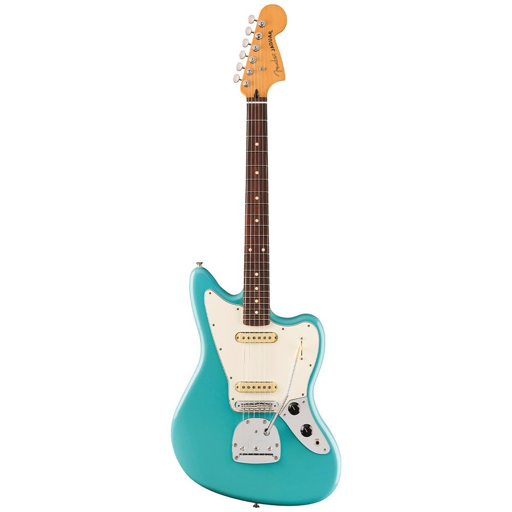 Fender Player II Jaguar Gülağacı Klavye Aquatone Blue Elektro Gitar 1
