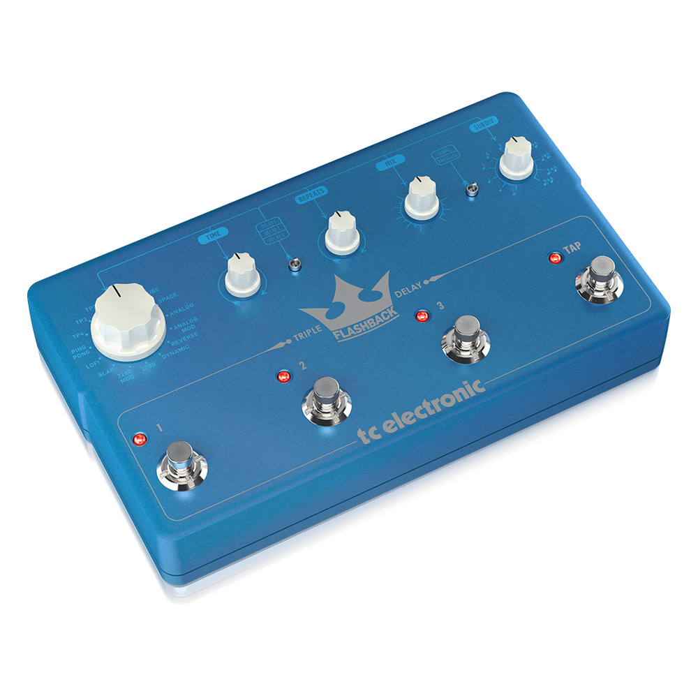 TC Electronic FLASHBACK TRIPLE DELAY Intuitive Three-Engine Delay Pedalı 2